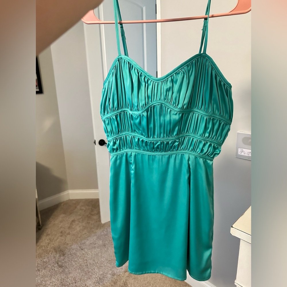 Teal dress!!!!
